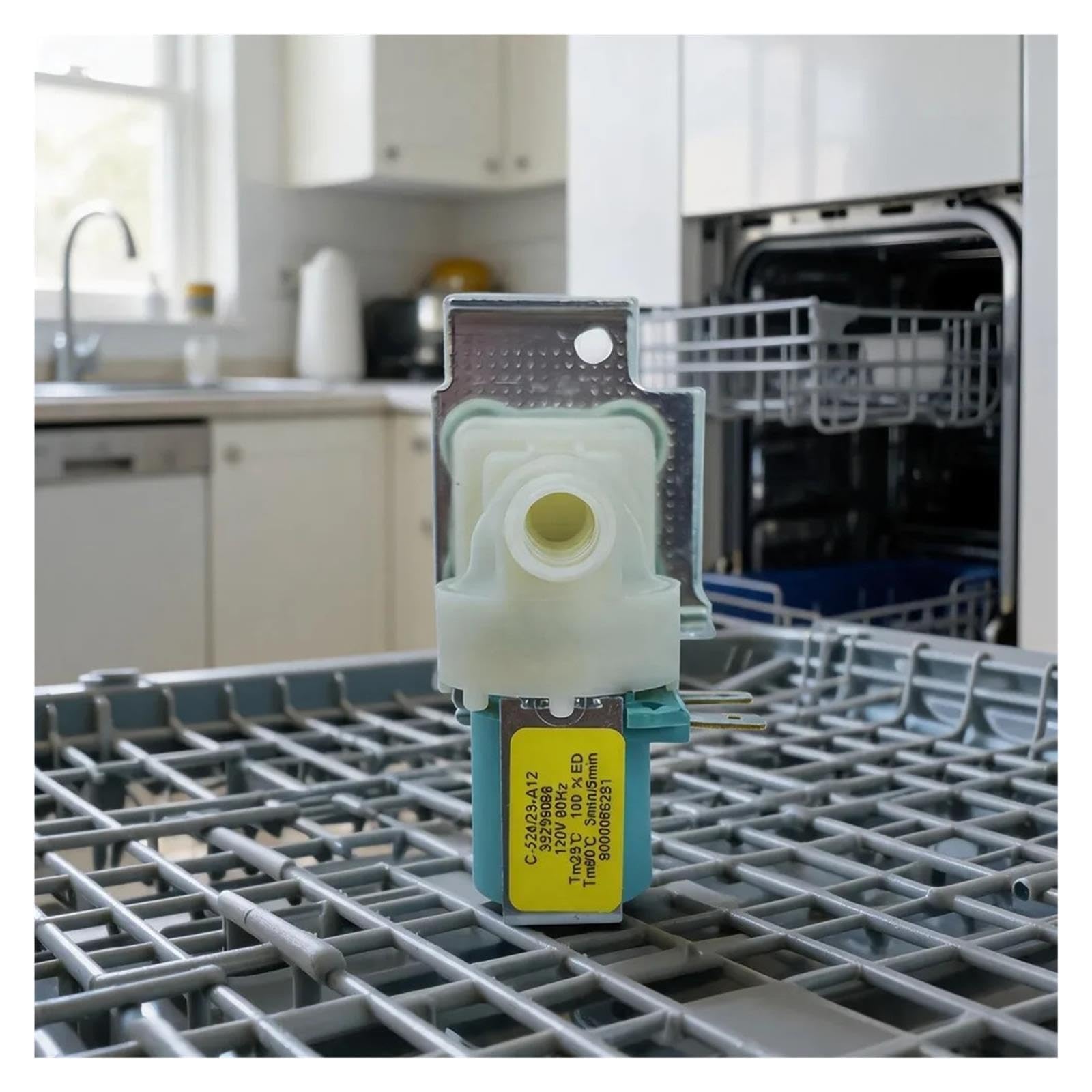 Conjunto De Válvula De Agua De Entrada Solenoide Repuesto For Lavavajillas