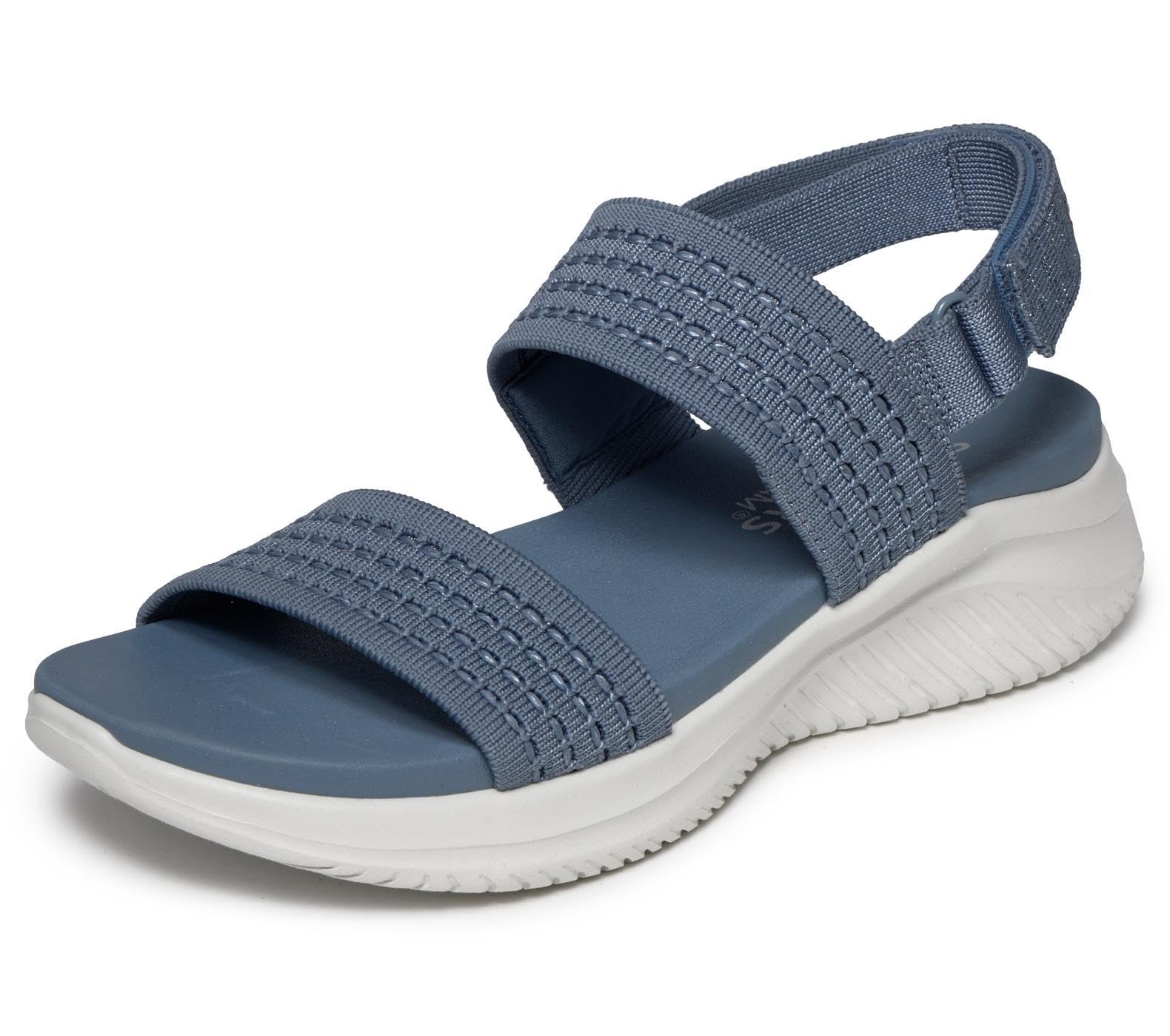 Skechers Women's Black Ultra Flex 3.0 Sandals