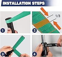 Vista 6 de JAYA Golf Grip Wrapping Tape Regrip Your Clubs in 1 Minute, PU Overgrip, No Solvent Needed, 3 or 15 Pack
