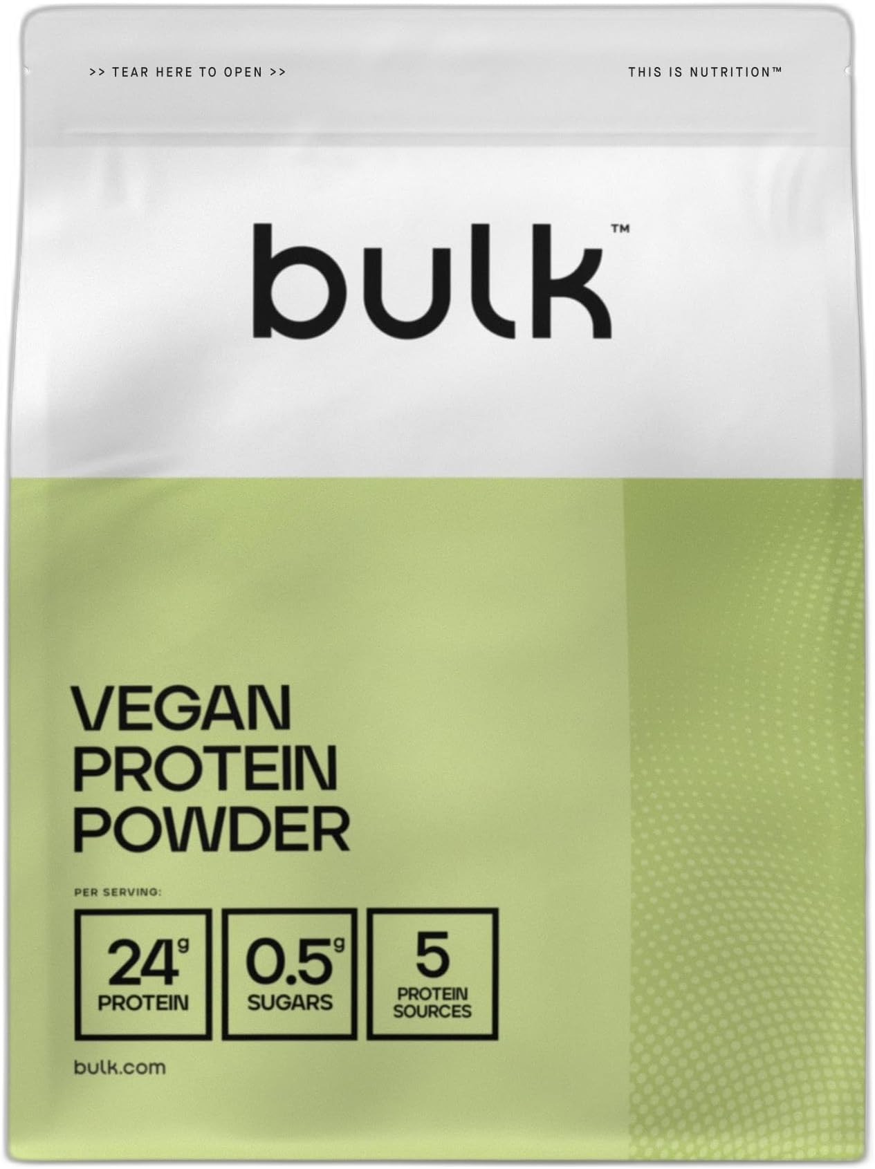 Bulk Vegan Protein Powder, Chocolate Peanut, 1 kg