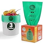 Compost Bags 3 Gallon Extra Thick Compost Bags for Countertop Bin,150counts,Compostable Liner Bags,Small Kitchen Food Scrap Waste Bags,Certified by BPI,ASTM D6400 and OK compost HOME certified