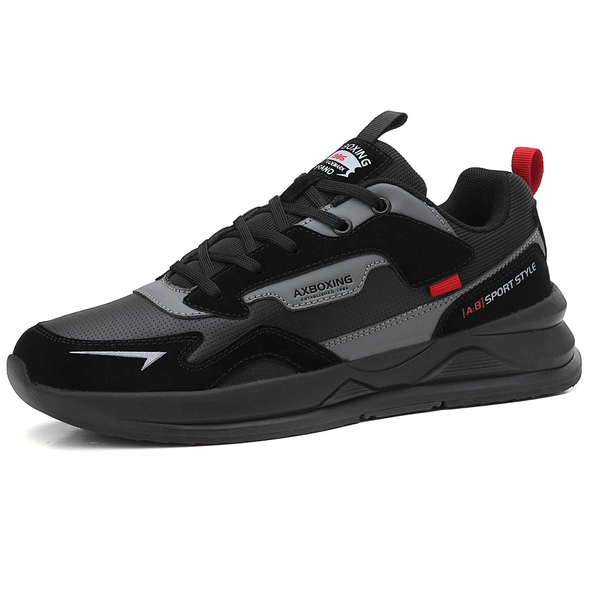 AX BOXING Leichte Sneaker Herren Freizeitschuhe Mode Herrenschuhe Atmungsaktive Laufschuhe Bequeme Sportschuhe rutschfeste Walkingschuhe Größe 40-46 EU