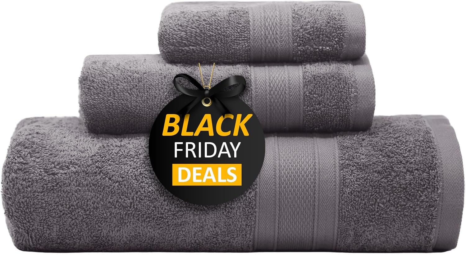 Trident Towels 3 Piece Towels, Premium Soft Absorbent Low Lint Bath