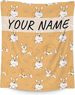 Personalized Corgi Blanket Gifts with Name - 30