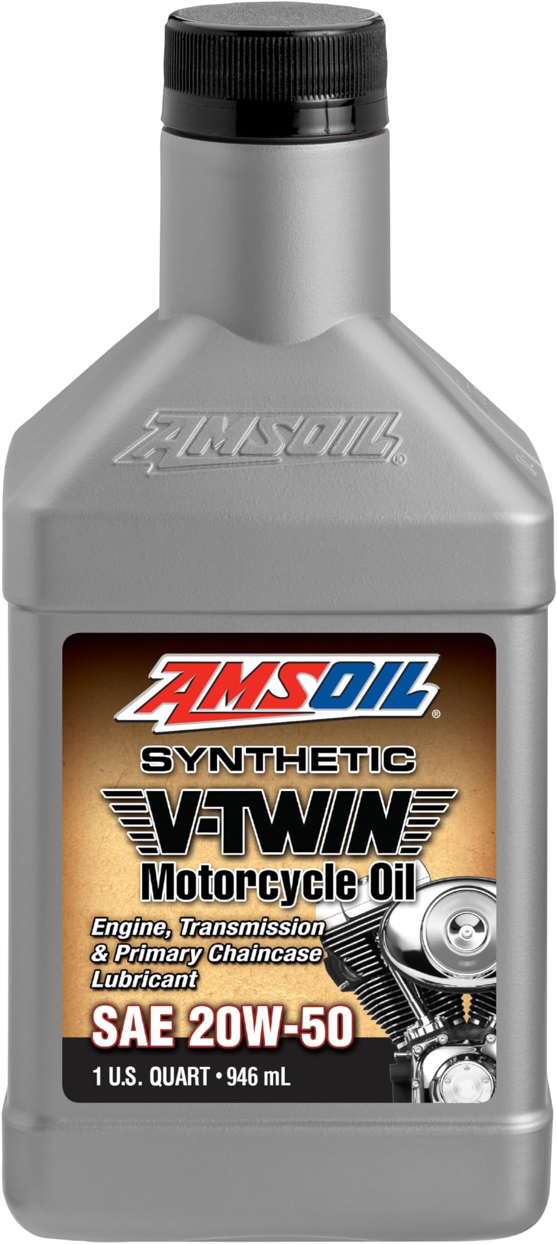 Amsoil V-Twin 20W-50 Motorcycle Engine Oil