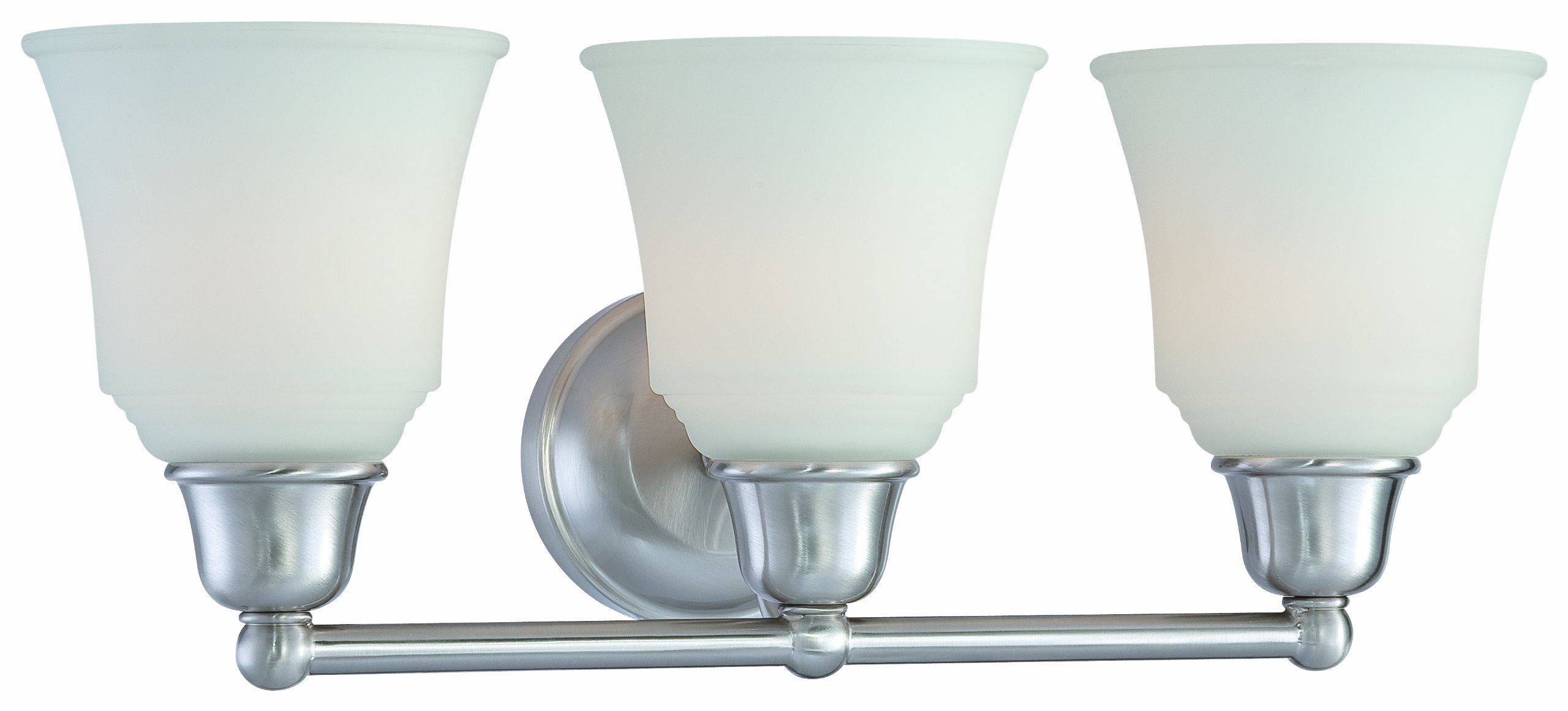 Thomas LightingSL714378 Bella Collection 3 Light Bath Light, Brushed Nickel