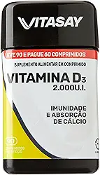 VITASAY VITAMINA D3 2000UI FR 90 CPRV