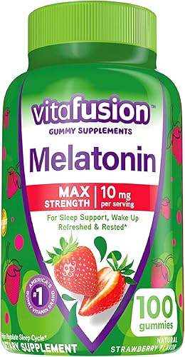 Miniatura 2 de Vitafusion Suplementos de gomitas de melatonina de fuerza máxima y gomitas multivitamínicas para mujer