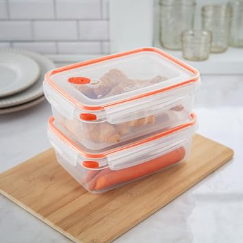 Sterilite Ultra-Seal Rectangle Airtight Food Storage, 8.3 Cup, 6-Pack
