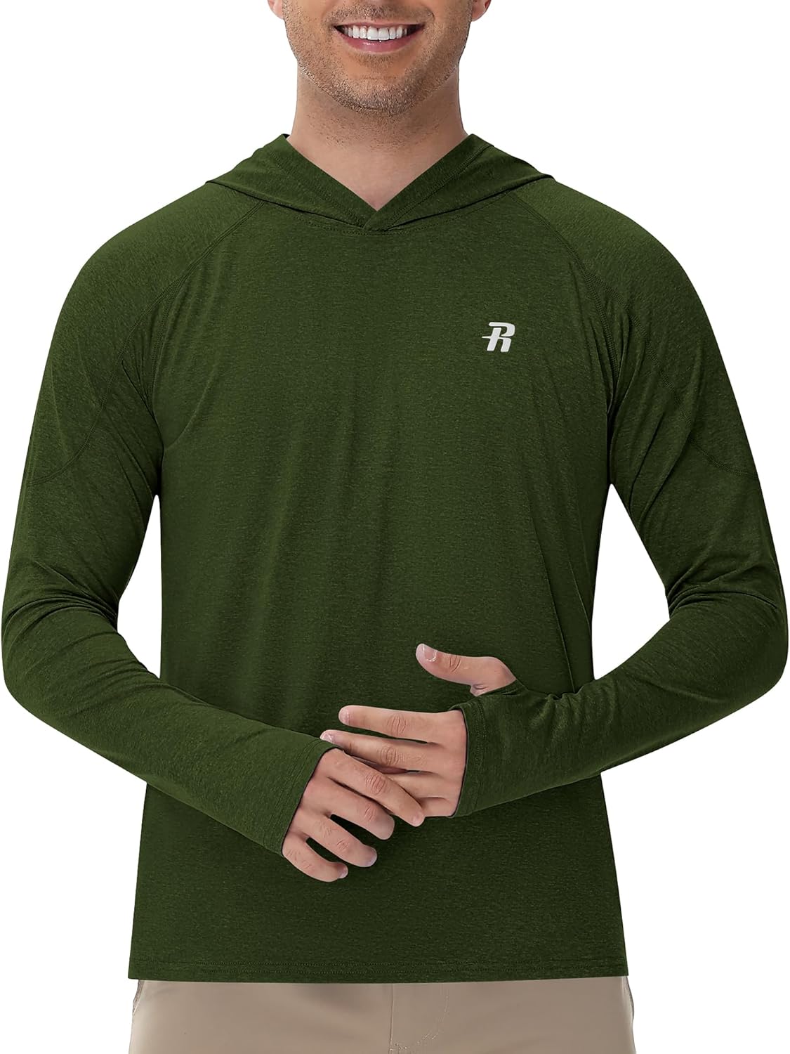 Men’s UPF 50+ Fishing Hoodie: UV Protection Long Sleeve Shirt Men’s UPF 50+ Fishing Hoodie: UV Protection Long Sleeve Shirt