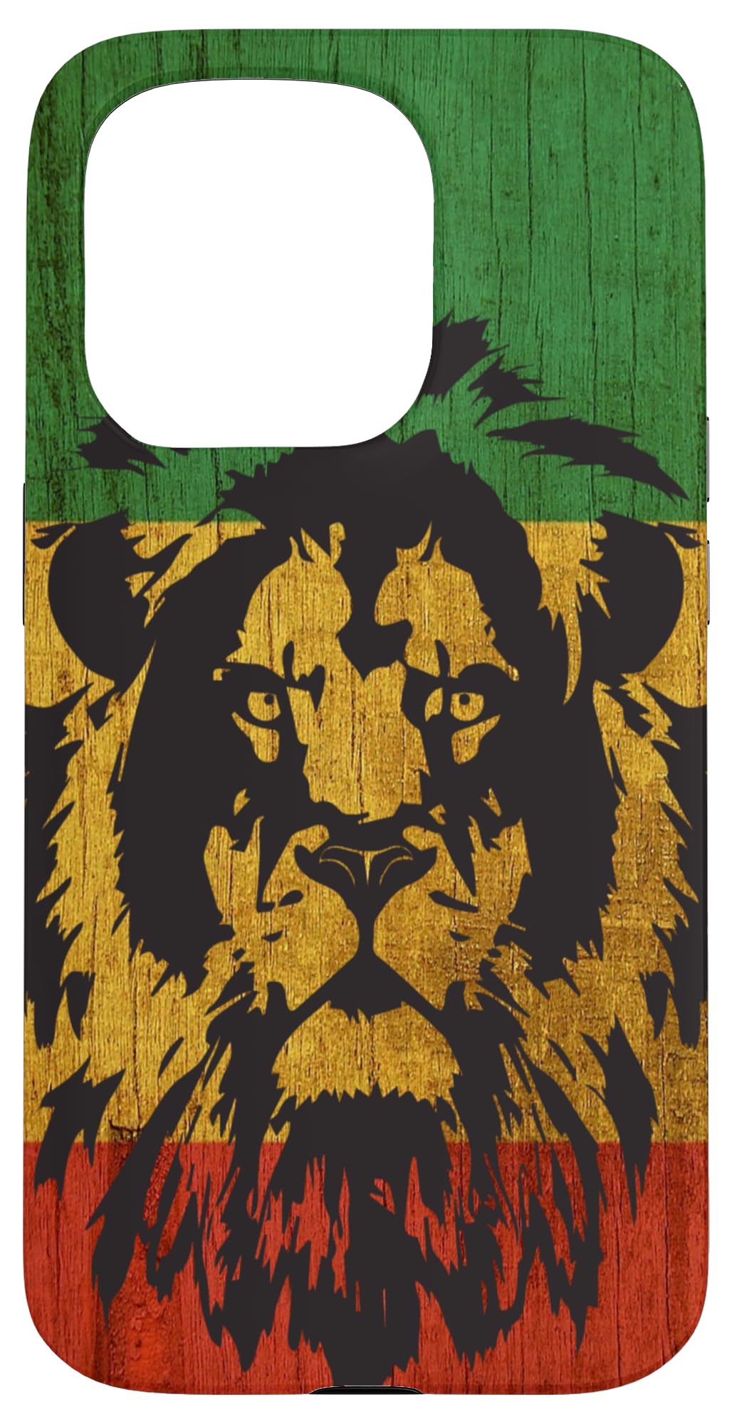 Rasta Reggae Lion Flag Jamaica for Rastafari Lover Case for iPhone 15 Pro