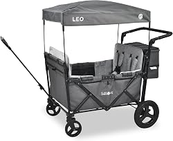 FableKids Follower Wagon Leo X4Plus with Roof | Foldable …