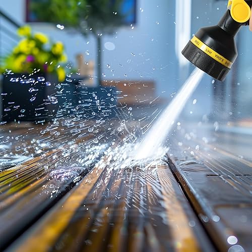 Miniatura 4 de Manguera de jardín, carrete de manguera de jardín retráctil, boquilla de 10 modos de 66 pies, ligera, flexible, sin enredos, para jardinería, lavado