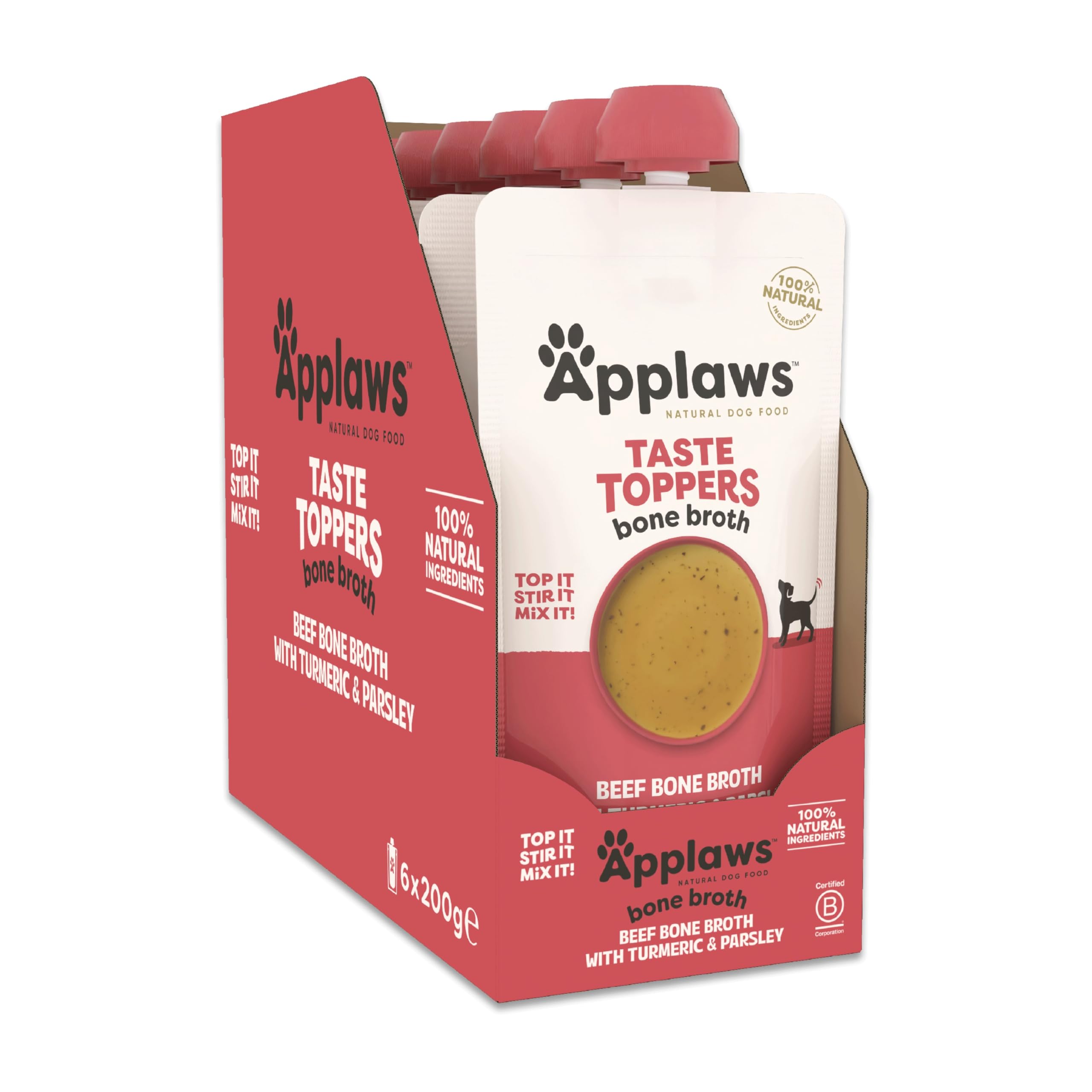 Applaws Taste Toppers Bone Broth Beef - Grain 200Ml