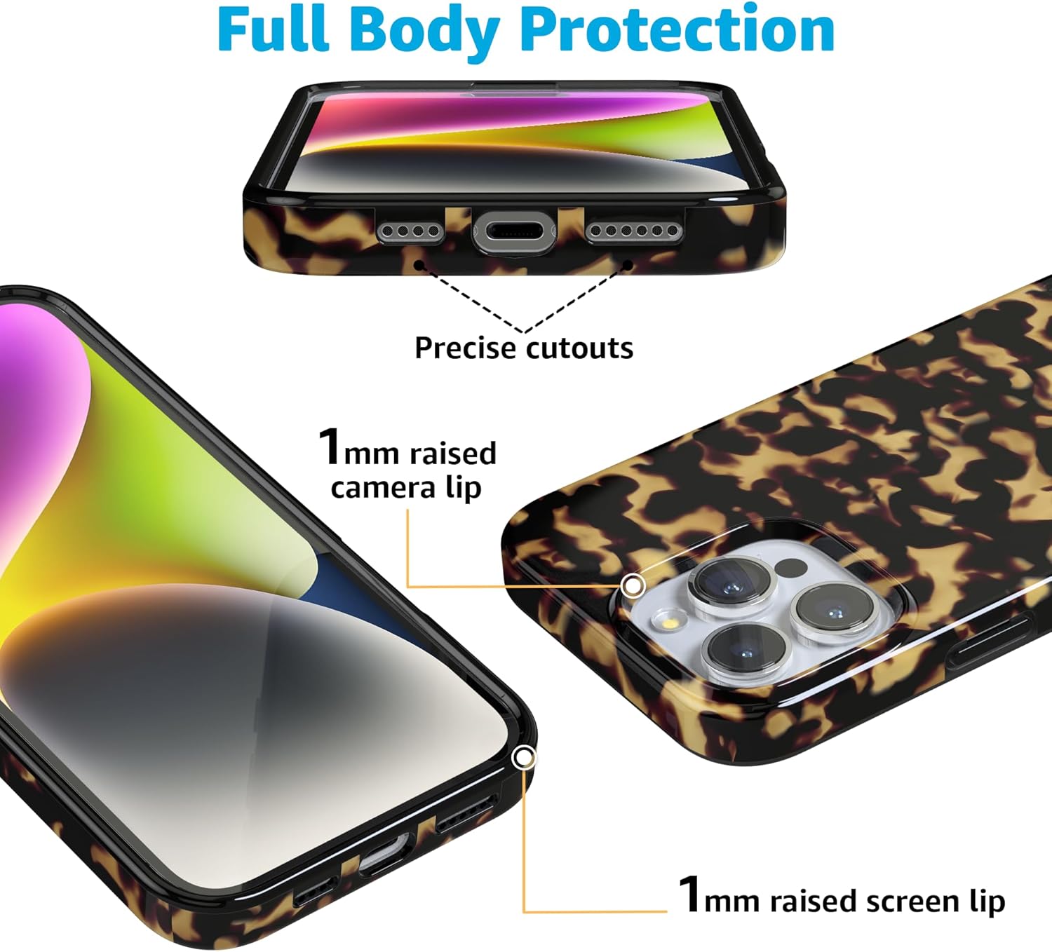 Casely iPhone 16 Pro Case | Shell Shocked | Tortoise Print | Compatible with MagSafe | Classic Ultra Slim Design