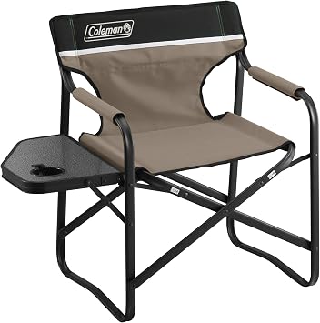 Coleman Deck Chair with Side Table, Foldable