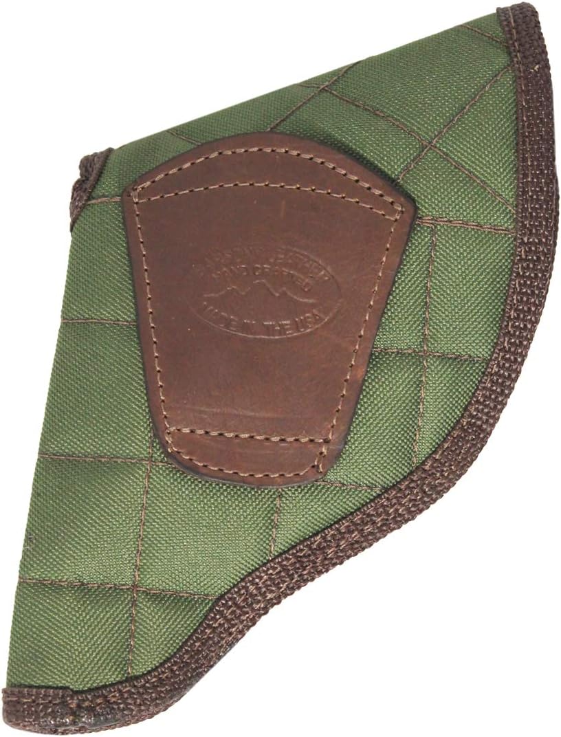 Barsony New Woodland Green Flap Holster for Snub Nose 2" 22 38 357 41 44 Revolvers