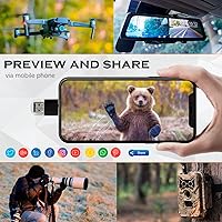 Vista 5 de [2 Pack] Micro SD Card Reader for Android Phone,Micro SD Card to USB Adapter, Mini USB C Card Reader for Camera Memory Card Reader, Wansurs Card