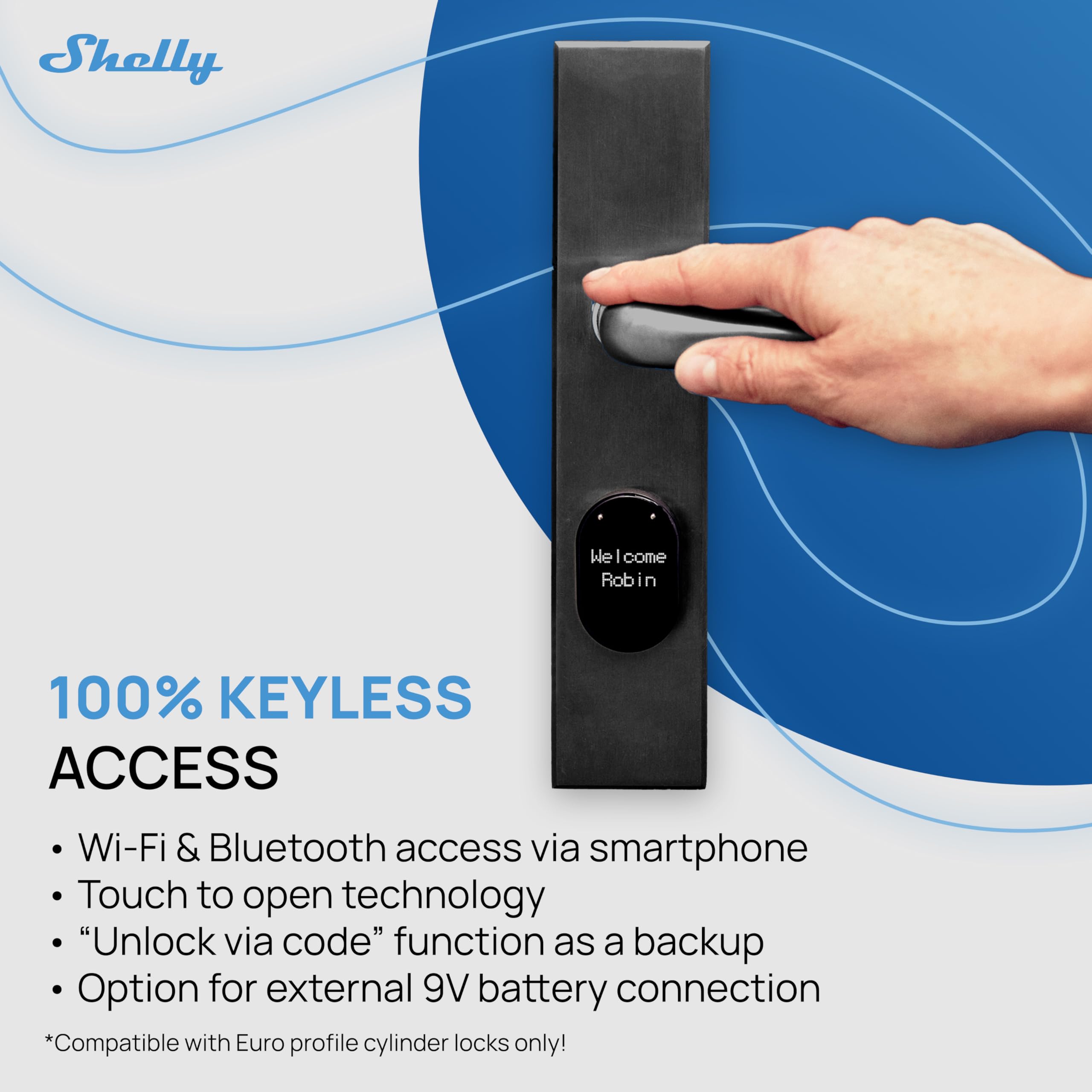 Loqed Touch Smart Lock Schwarz