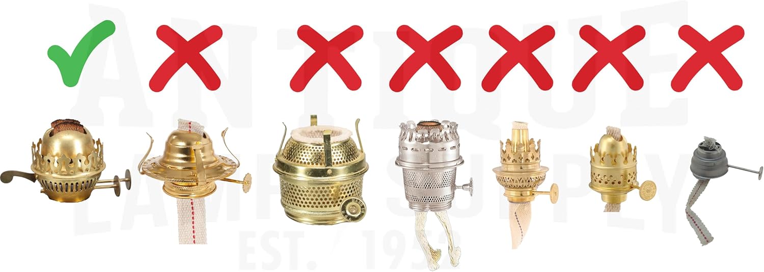 B&P Lamp® 2 1/2 Inch by 12 Inch Clear Duplex-Round Bulge Glass Lamp Chimney for Vintage and Antique Style Globes