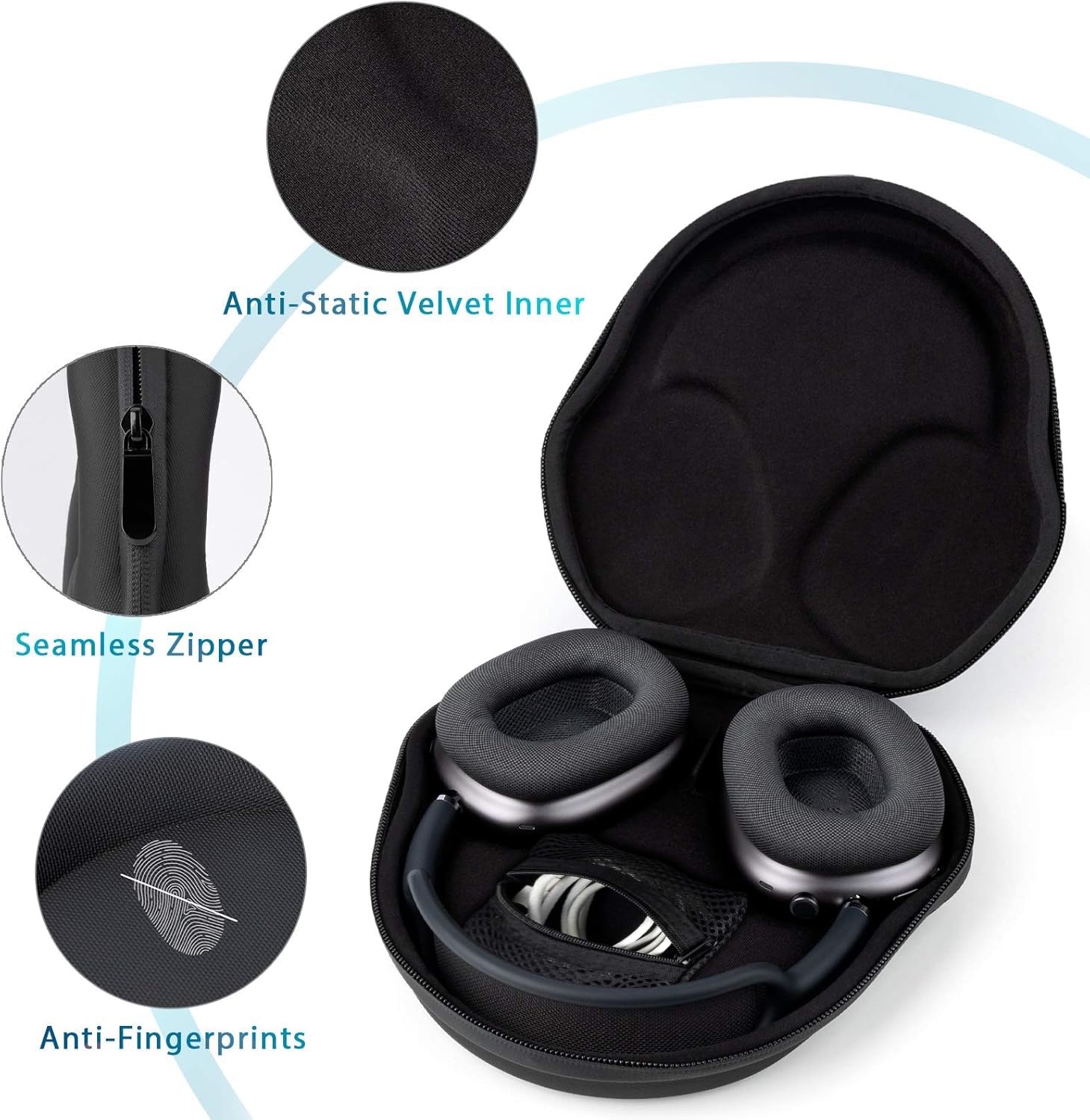 Amazon | SAMYERLEN スマートケース Apple AirPods Maxヘッドフォン用