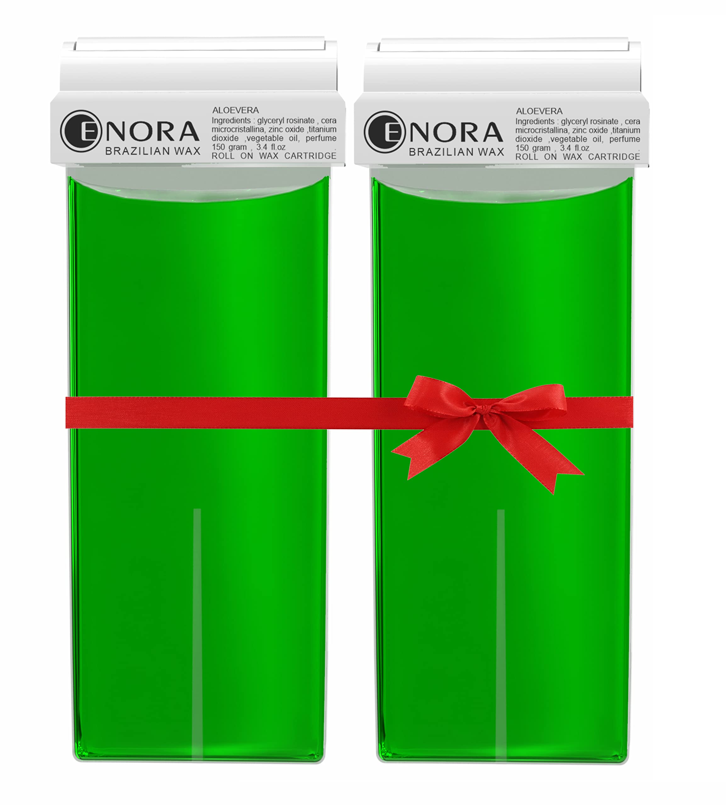 ENORA Roll On Wax, Hair Removal Soft Wax Cartridge, Depilatory Wax Roller Refill for legs and arms, Home Self Waxing and saloon 150 g (Pack of 2), Aloevera)-image-44