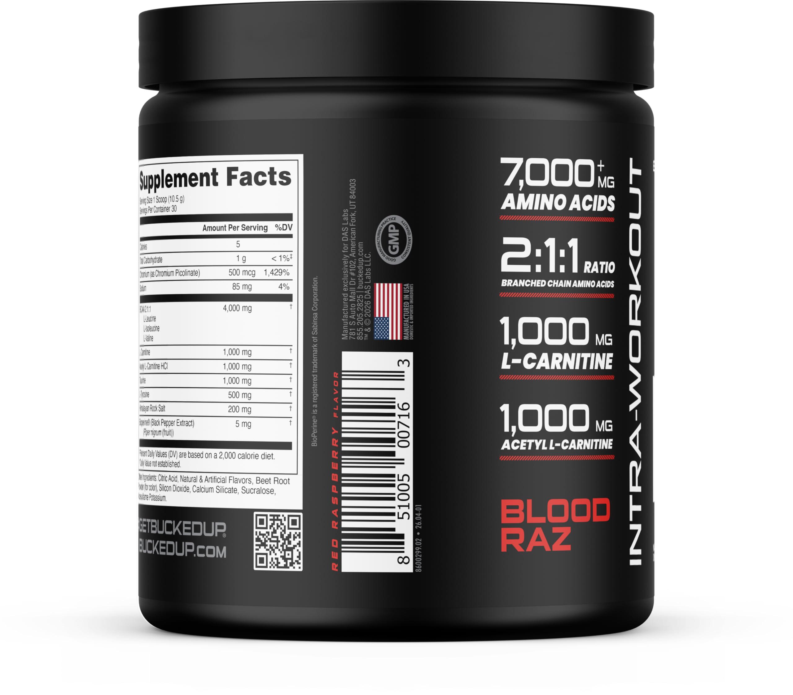 l carnitine bucked up Amazon.com: Bucked Up Racked Blood Raz | Intra Workout BCAA 2-1-1 Formula  with L Carnitine Acetyl L Carnitine Taurine and L Tyrosine