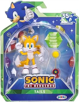 Jakks Sonic The Hedgehog 4" Articulated Action Figure Collection Tails with Miles Electric