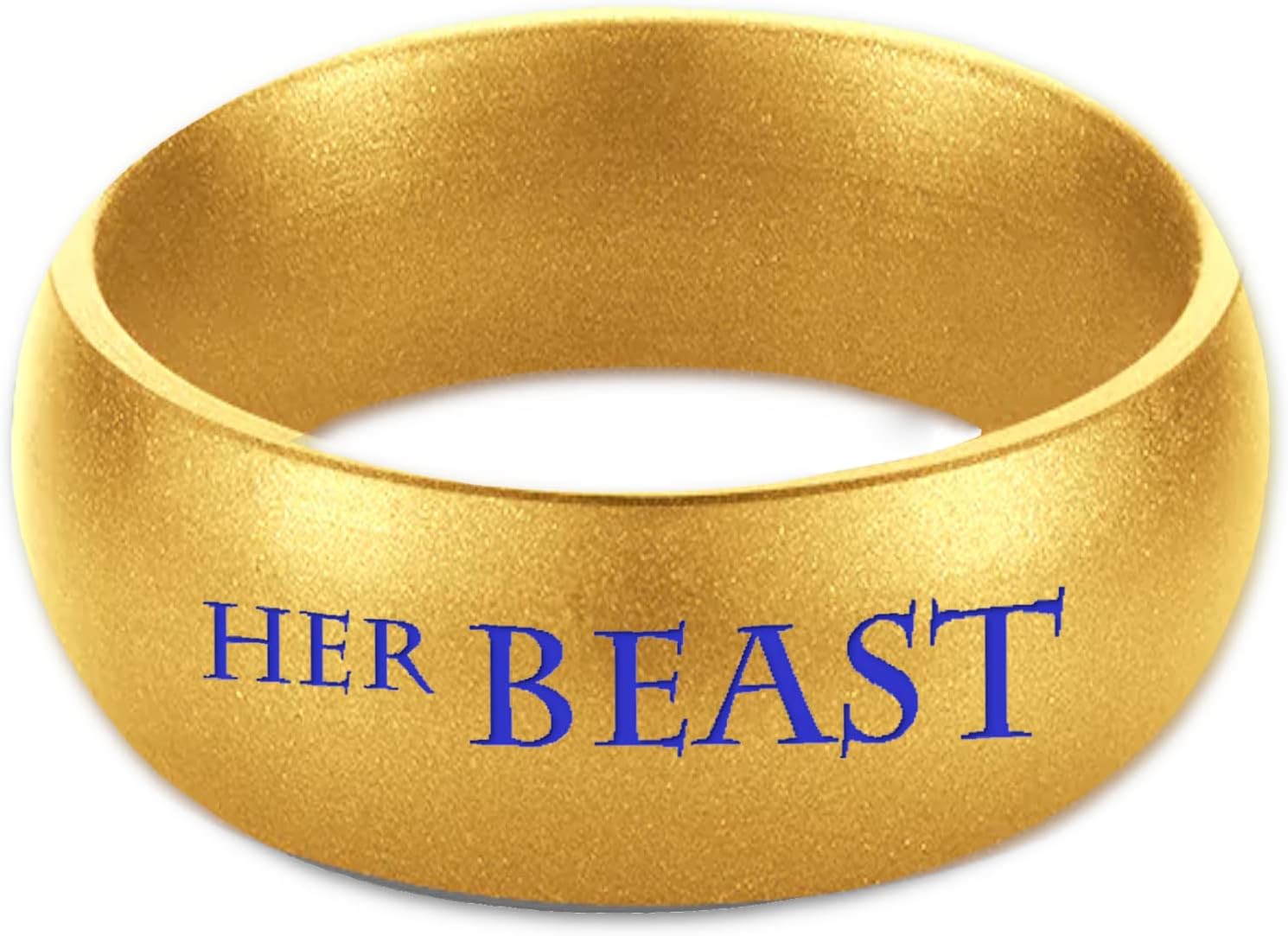 CUSTOM ENGRAVED Men's Silicone Wedding Band Active Flex Ring - Personalize Any Text, Symbol, Image - SHIPS NEXT DAY - Image 3