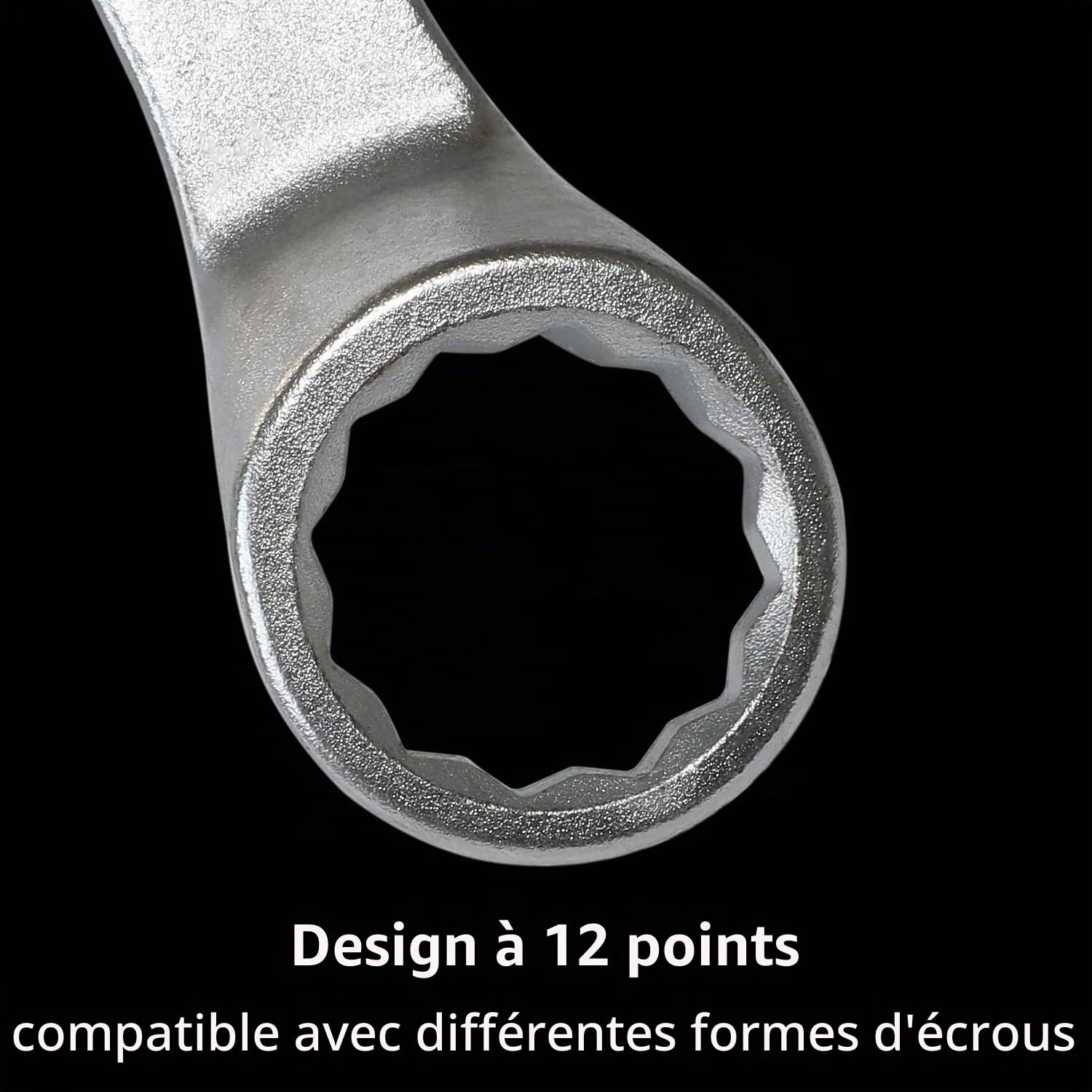 DPTOOL Clé de réglage de carrossage arrière 16 mm 17 mm 18 mm 21 mm 24 mm 5 vis de fixation moteur décalées de retrait de filtre à huile compatible avec le remplace Benz pour VAG