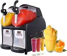 5L Commercial Ice Slush Machine, 300W Freezing Drink Machine, Freezing Slushie Maker, Stainless Steel Margarita Machines, Efficient Cooling Perfect for Cafes Restaurants Bars