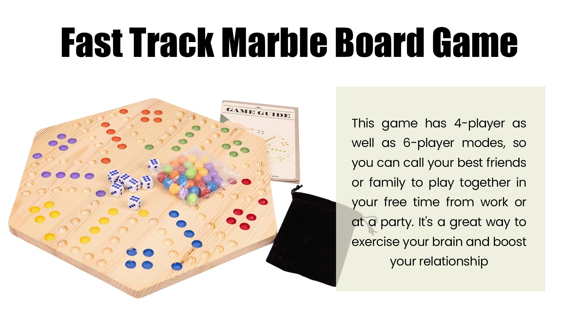 Amazon.com: WodGod Marble Board Game,Set:1 Board+30 Marbles+7 Dice