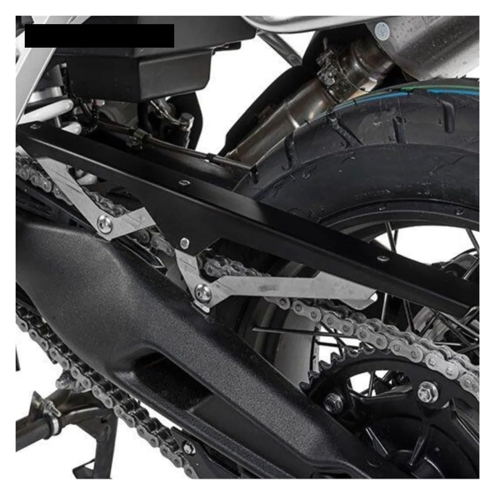 Für Tiger 850 Sport 2021 2022 2023 2024 2025 Tiger850 Sport Motorradzubehör Kettenführung Schutzabdeckung Kettenschutz Kettenradabdeckung