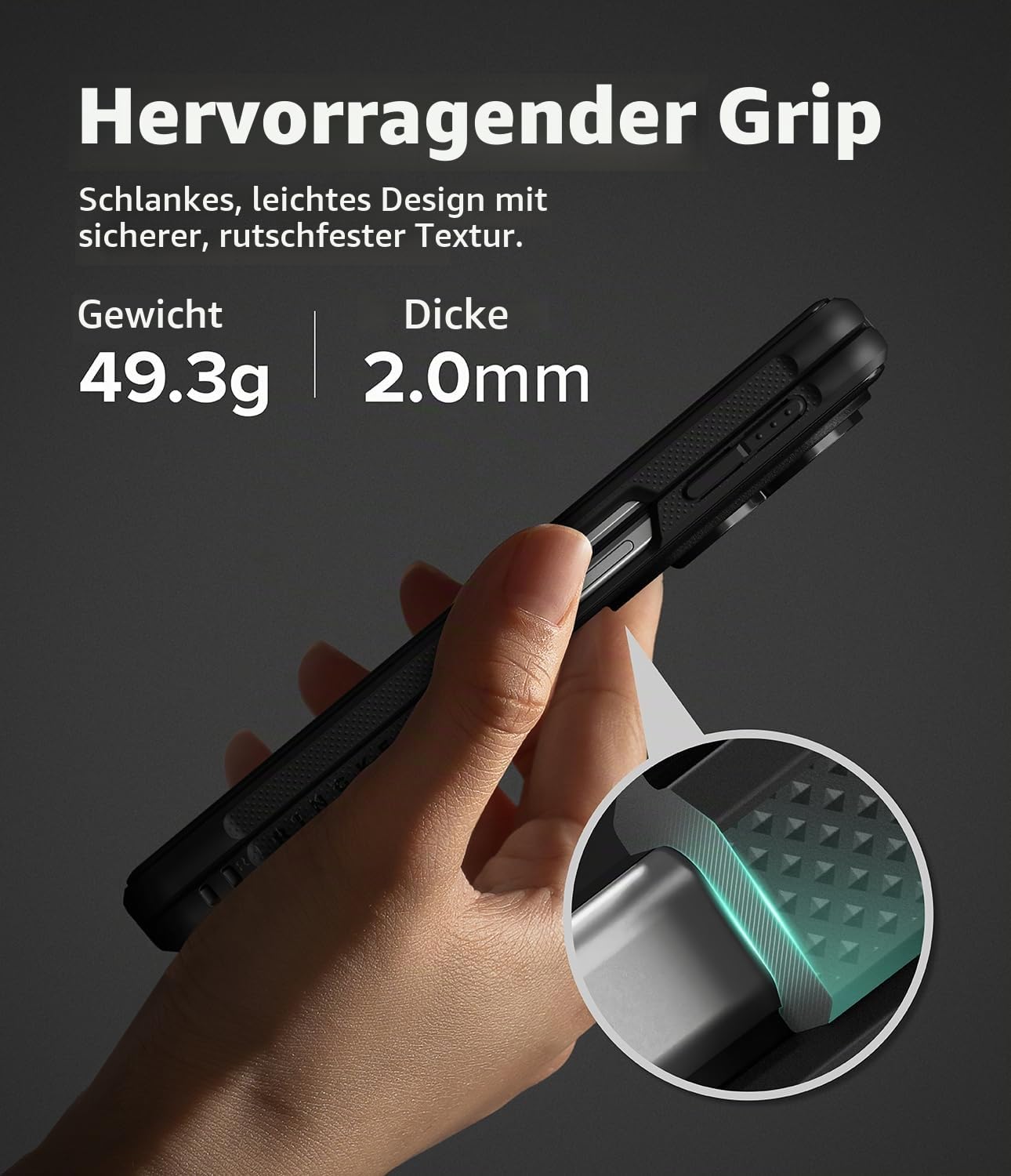 Ringke Funda y Protector Pantalla para Galaxy Z Fold 8