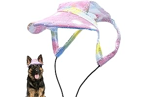 Pink Dog Trucker Hat for Large Dog Tie Dye Pierce Hearts Baseball...