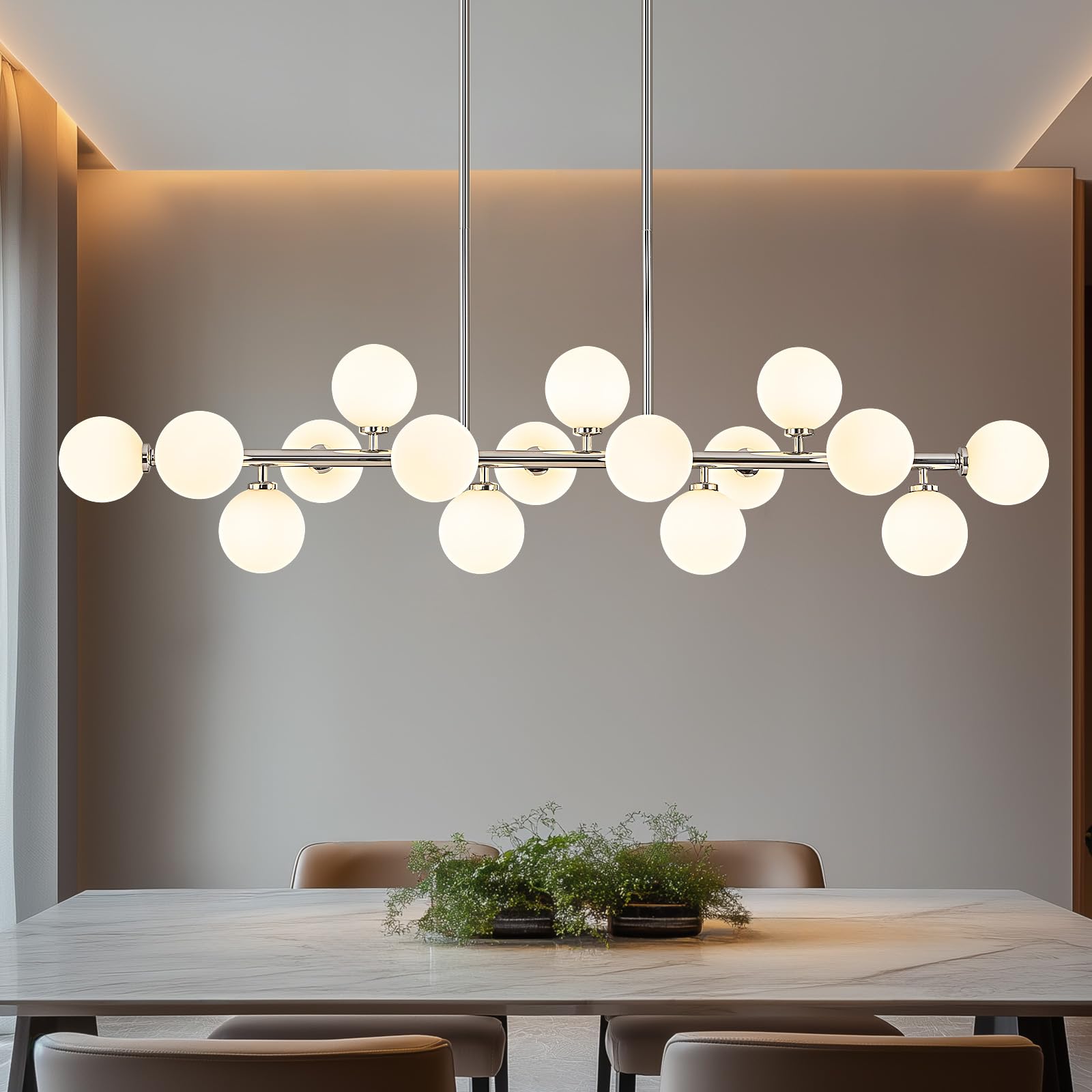 PiWWPi Globe Sputnik Chandelier