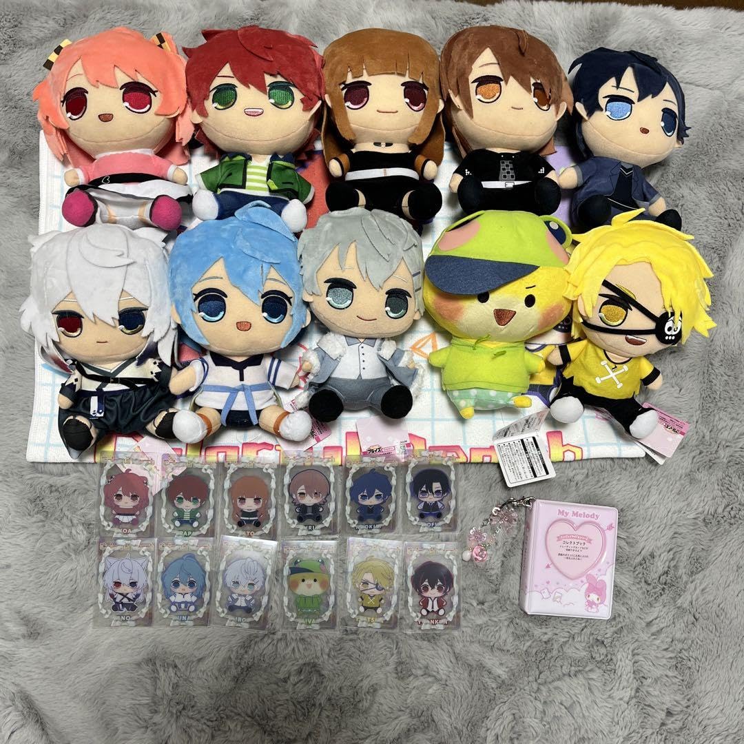 カラフルピーチ るな 初代レアなトレカ ぬいぐるみ シール セット 楽天