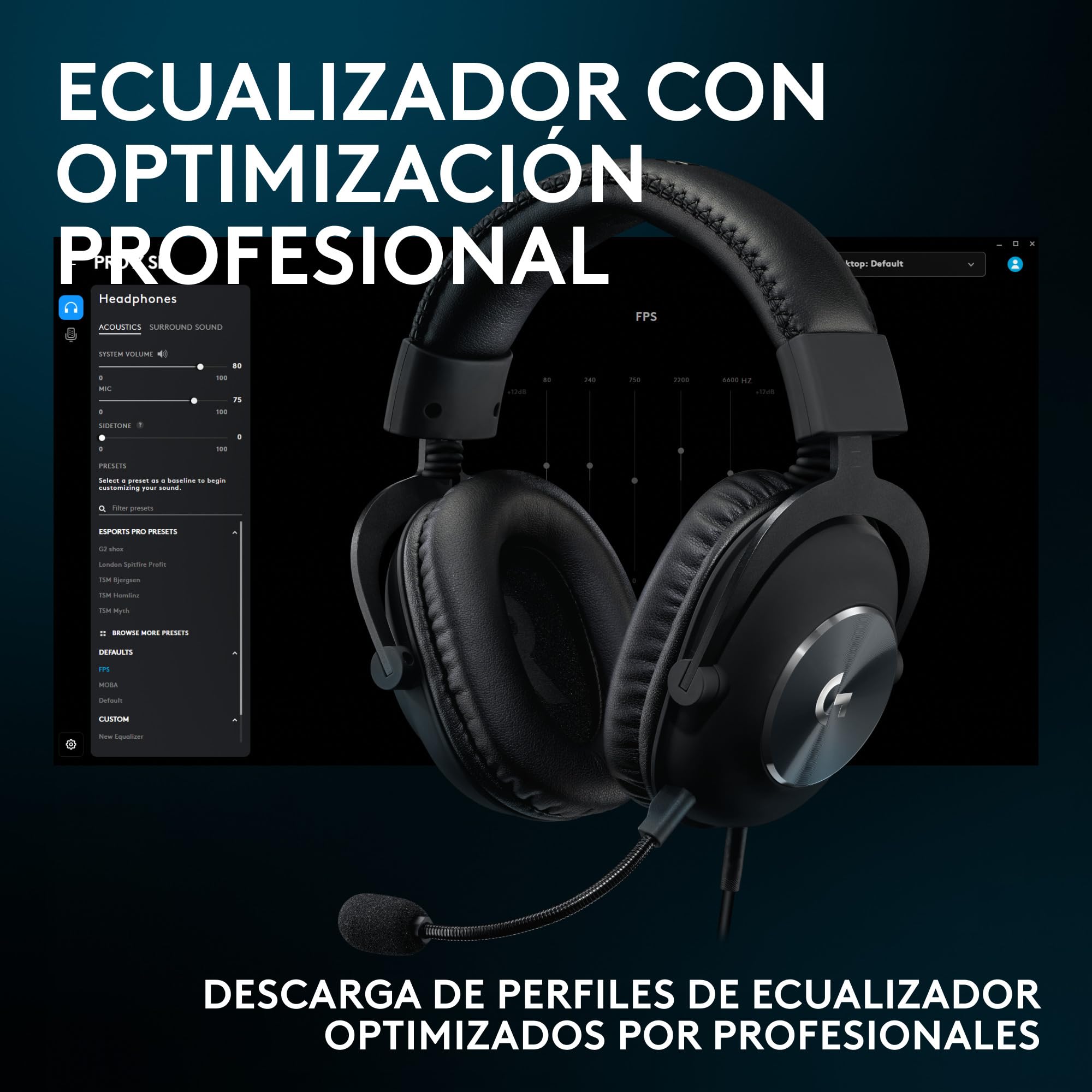 Logitech G Pro X SE Auriculares Gaming con Cable con micrófono: Mic Desmontable, DTS Headphone:X 7.1, para PC, Xbox One, Xbox Series X|S, PS5 y PS4, Incluye DAC USB – Negro