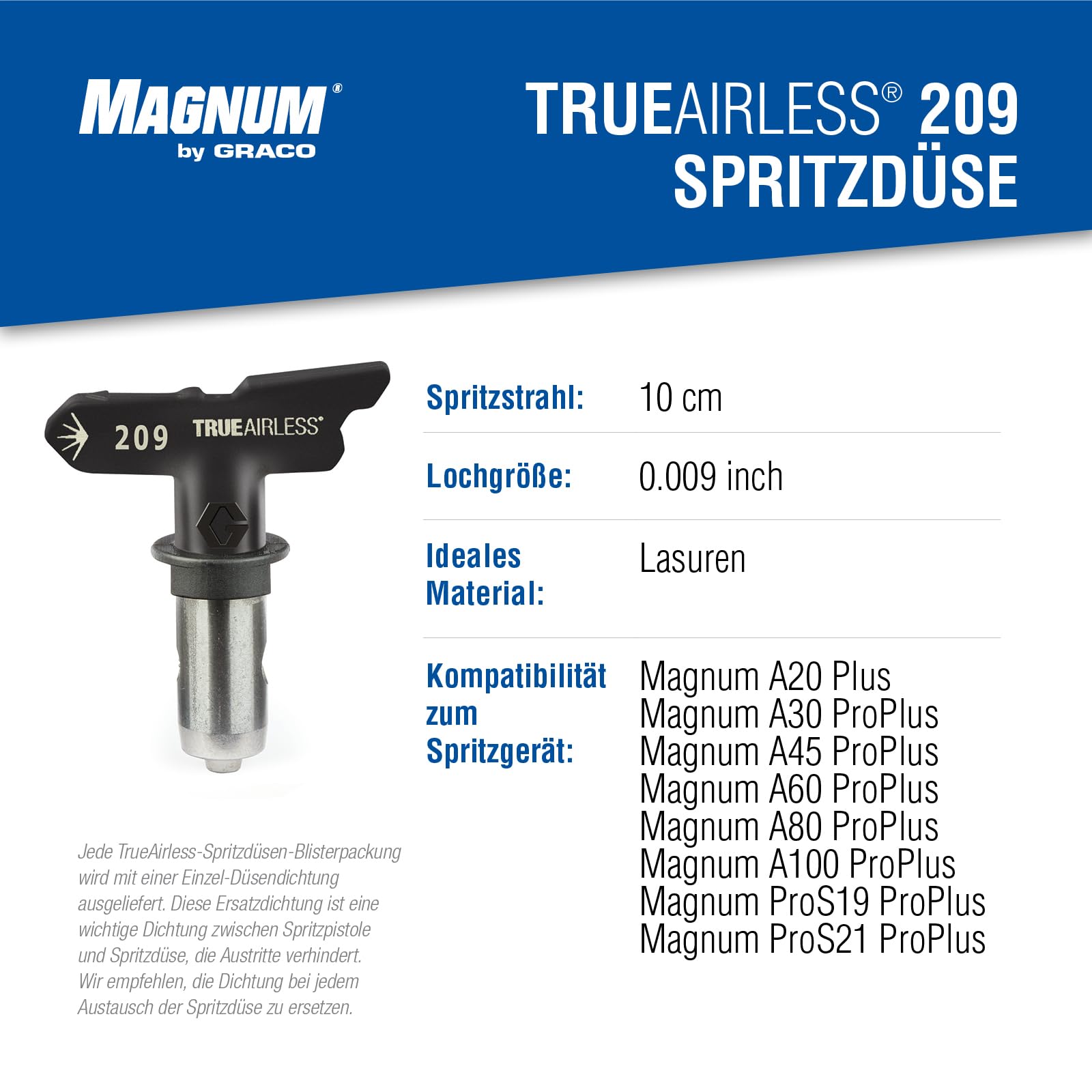Graco TRA209 TrueAirless Düse 209