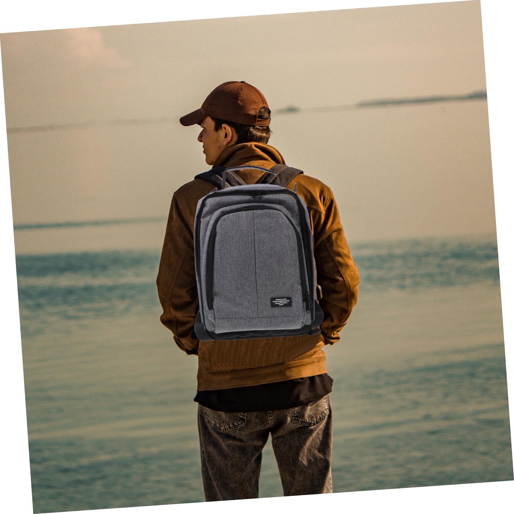 KOMBIUDA Zaino per Fotocamera Dslr, Borsa per Macchina Fotografica Oxford, Tracolle Comode, Uso Versatile per Viaggi e Outdoor