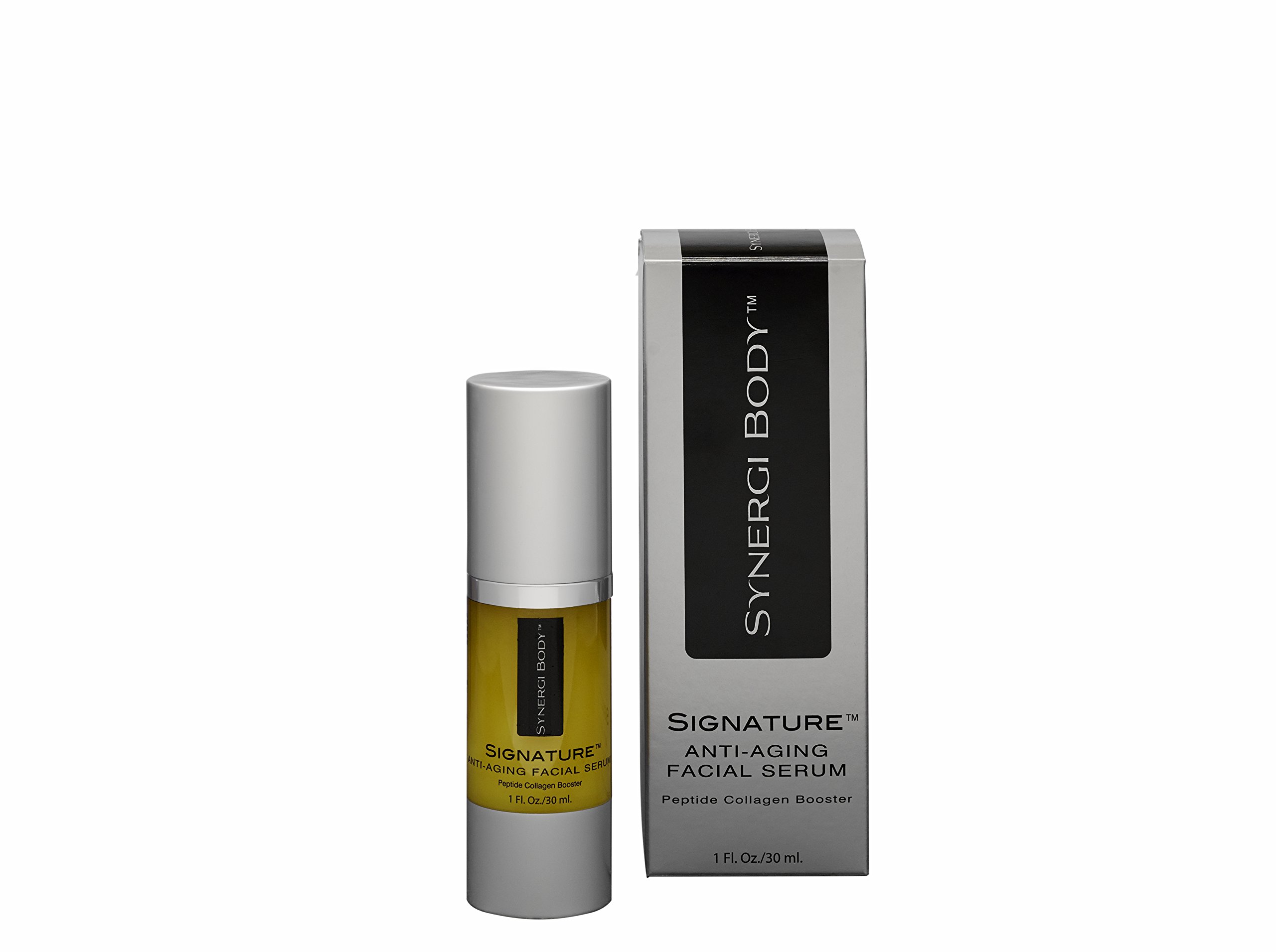 Anti-aging Facial Serum with SNAP 8 & Matrixyl 3000 Peptides, Hyaluronic Acid, CoQ 10 and Antioxidants to help reduce the appearance of wrinkles, and help hydrate, plump and tighten the skin.