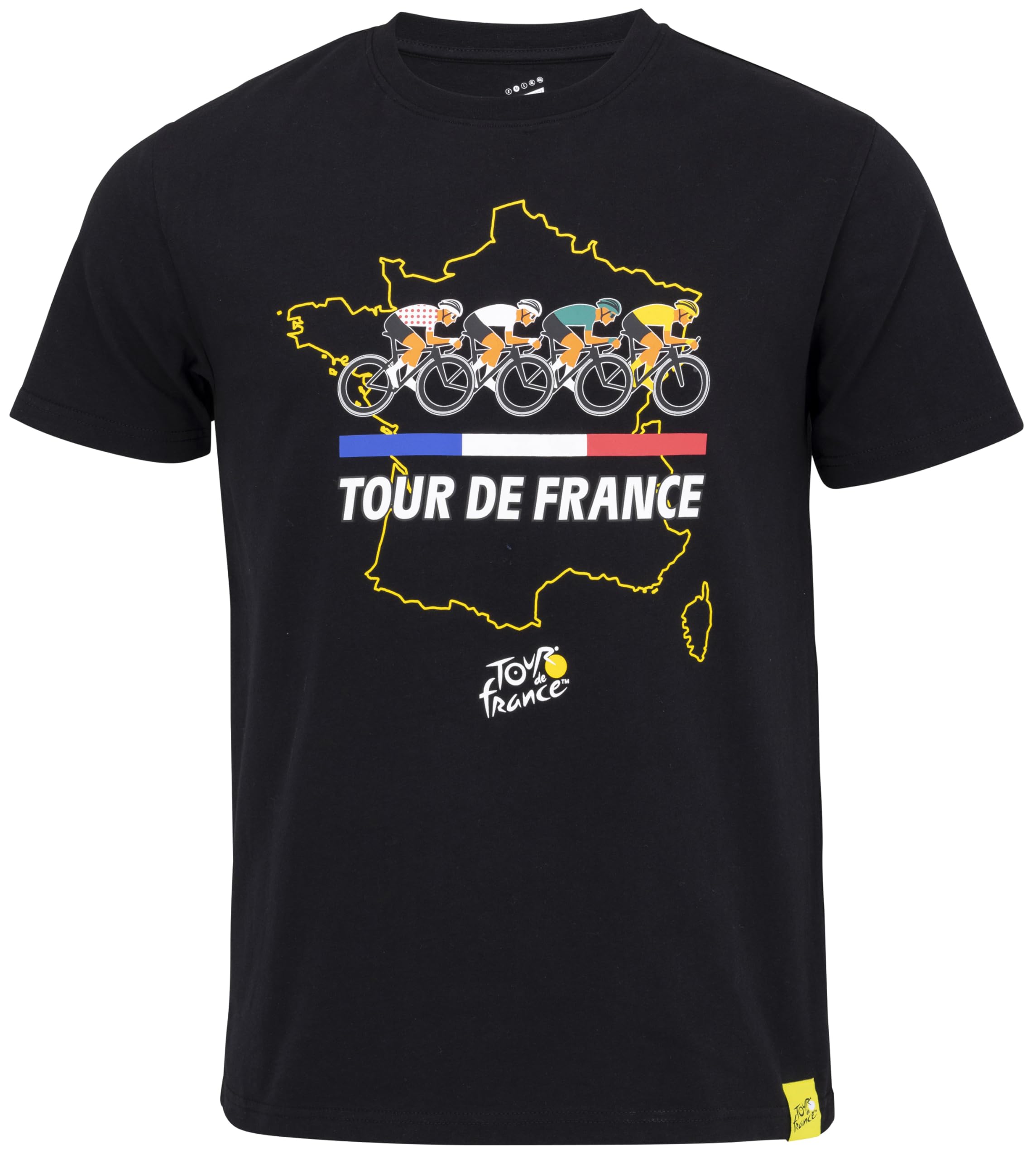 Tour de France Map of France T-Shirt – Official Cycling Collection – Men's Size S