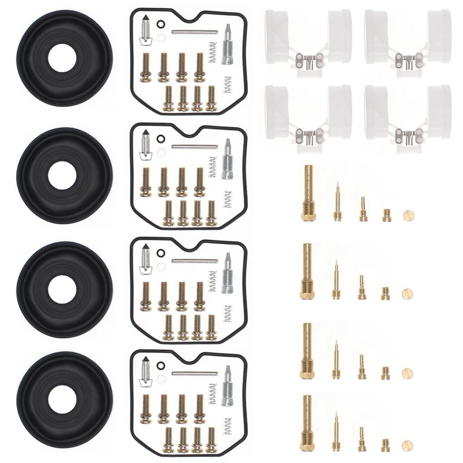 Kit De Reparación Carburador para Motocicleta para Kawasaki para ZL900 1985-1986 Diafragma Y Flotador