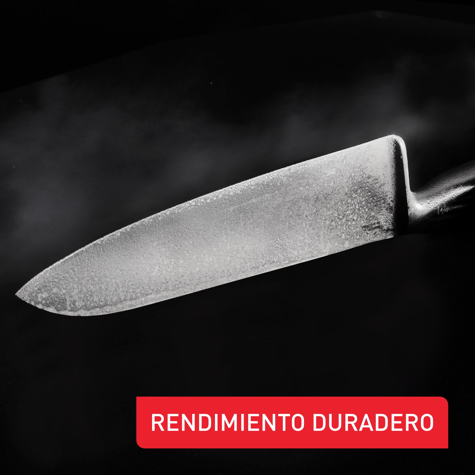 Tefal Precision, Juego de 3 Cuchillos de Cocina, Chef 20 cm, Multiusos 12 cm, Pelador 9 cm, Corte preciso, Afilado óptimo y duradero, Acero inoxidable alemán, Mango ergonómico antideslizante, K289S334