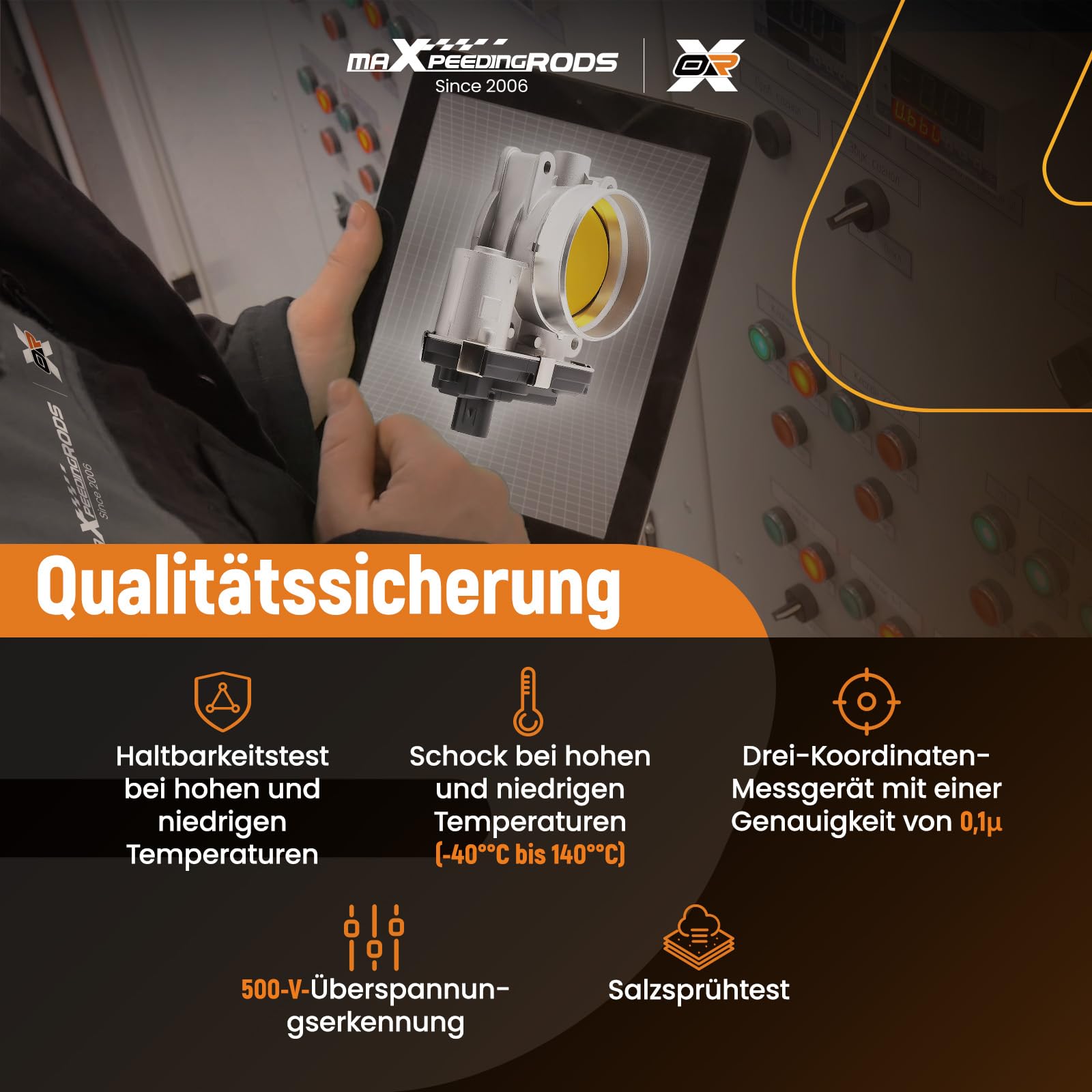 maXpeedingrods Drosselklappe Steuerklappe Luftversorgung 5 für A6 4F 2.7 3.0 059145950A