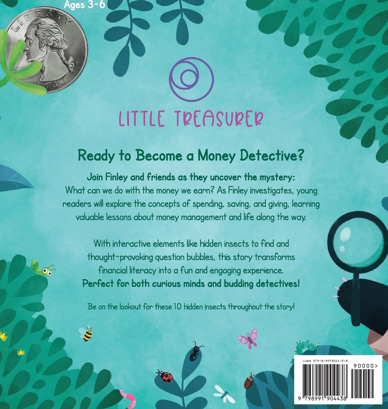 Detective Finley's Big Money Mystery (Little Treasurer Treasureville)      Hardcover – October 1, 2025