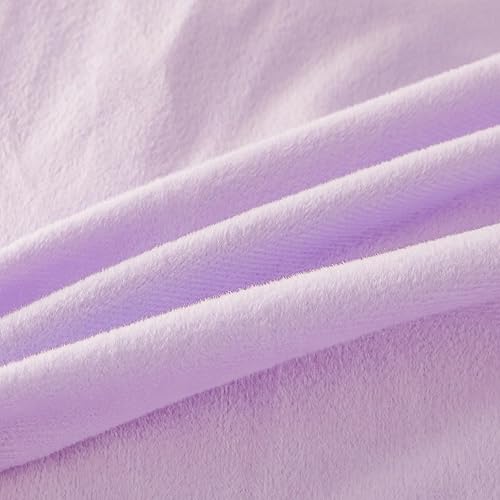 Miniatura 216 de Juego de funda de edredón rosa esponjosa tamaño Queen – Juego de ropa de cama de felpa de pelo sintético rosa de 3 piezas