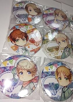 Amazon.co.jp: ヘタリア 水兵 缶バッジ セット : Hobbies