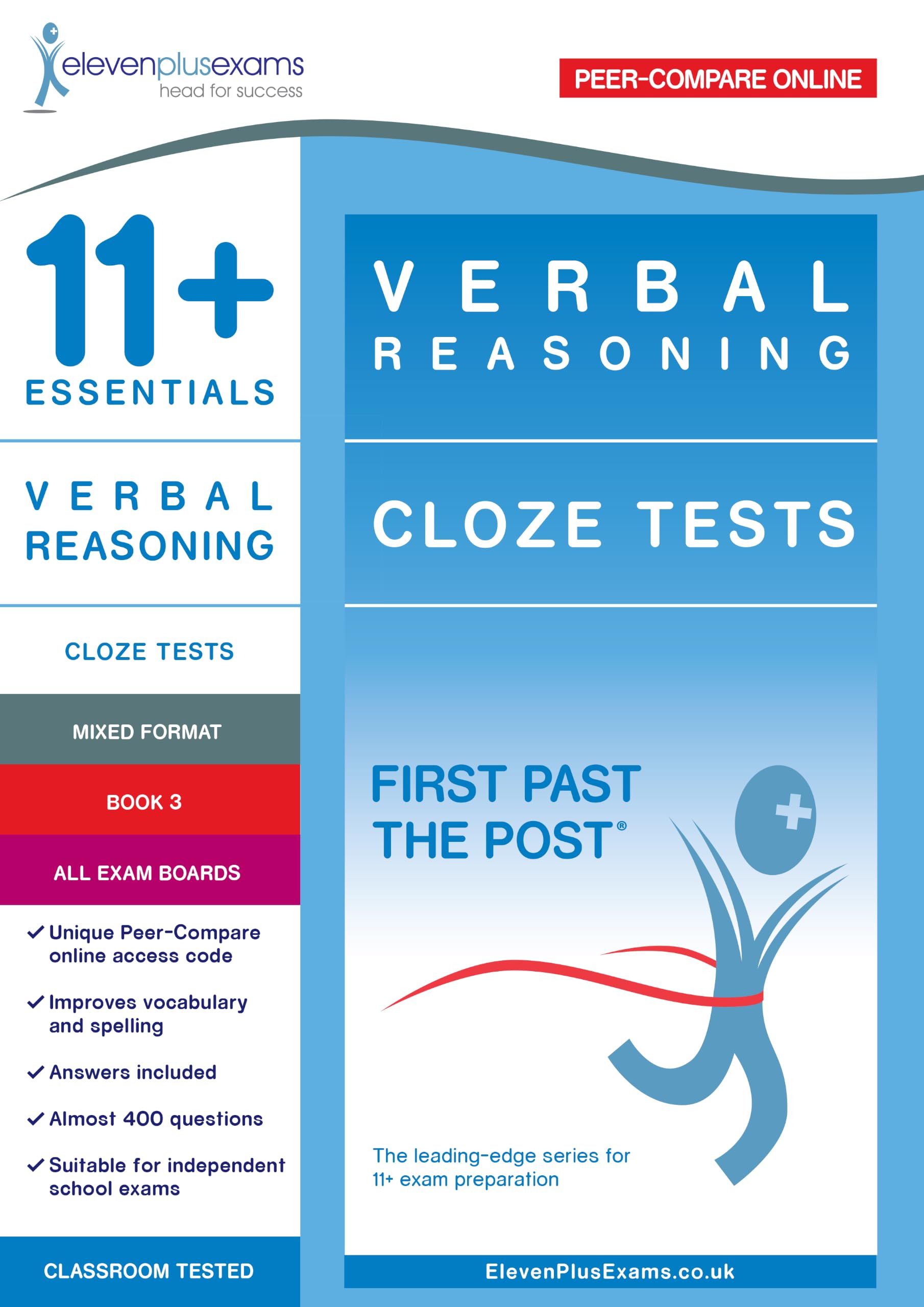 11+ Essentials Verbal Reasoning: Cloze Tests Book 3 by Eleven Plus Exams