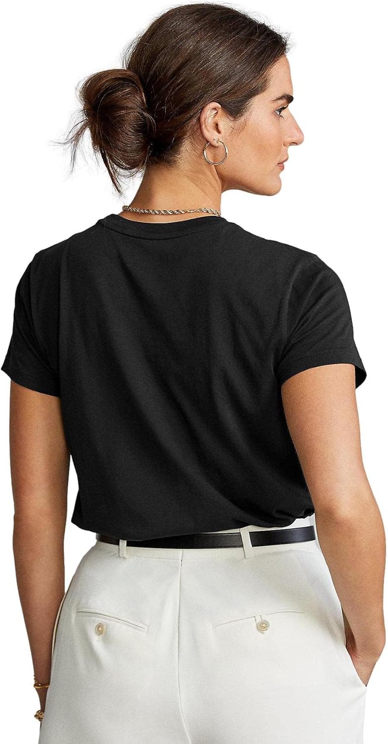 Polo Ralph Lauren Womens Crew Neck Jersey T-Shirt - Image 5